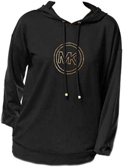 hoodie michael kors or gold king|saks michael kors hoodie.